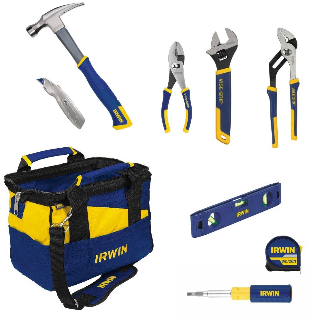 IRWIN Tools VISE-GRIP 9-Piece Multi-Tool Set (1868995) - Perfect for DIY Projects, Home Repairs, and Professional Workshop Use