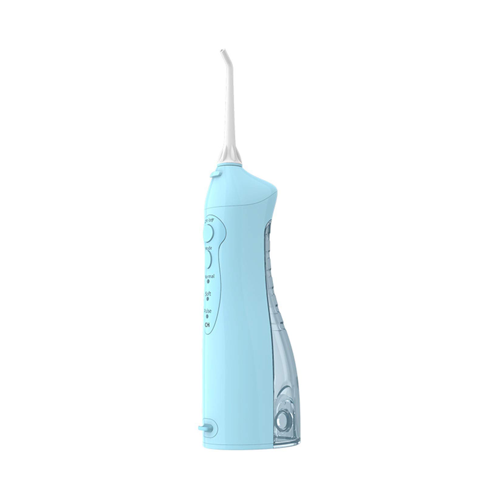 AWJK Cordless Water Flosser for Teeth Cleaning - 150ML Portable Oral Irrigator with 3 Modes, 2 Jet Tips & IPX7 Waterproof - USB Rechargeable Dental Water Flosser for Travel, Office & Home Use - Blue