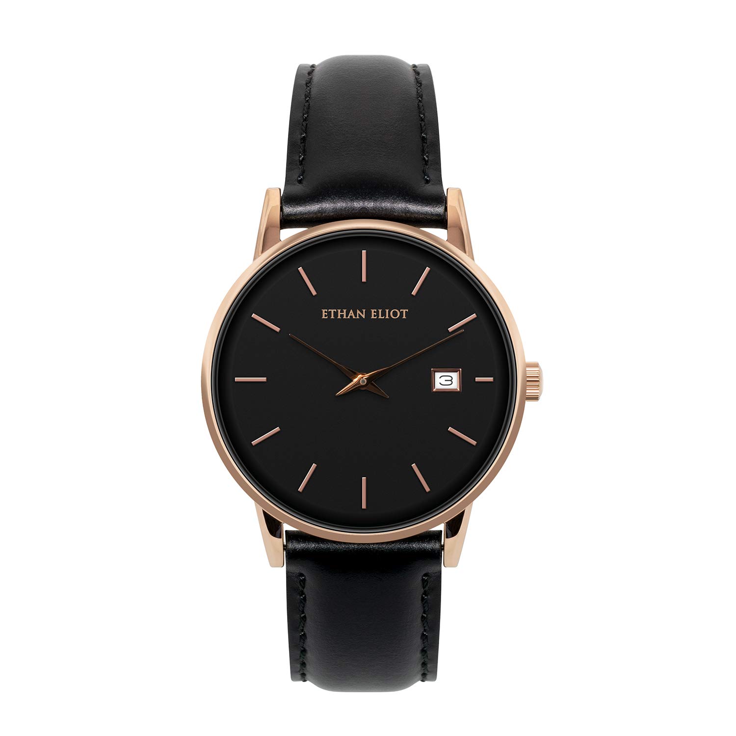 Ethan Eliot Classic Women's Watches - 36mm Date Display, 5ATM Water Resistant Ladies Watch for Everyday Wear, Office & Casual Outfits