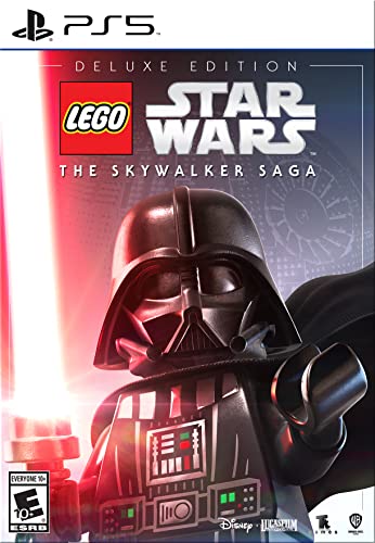 LEGO Star Wars: The Skywalker Saga Deluxe Edition for PlayStation 5 - Build & Battle in the Complete Star Wars Universe - Perfect for Family Game Nights & Star Wars Fans