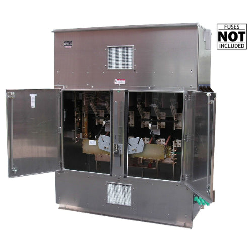 Cam Lock Fused Disconnect Switch Double Throw - Heavy Duty Electrical Safety Switch for Industrial Equipment & Power Distribution | Perfect for HVAC Systems, Generators & Motor Control Applications