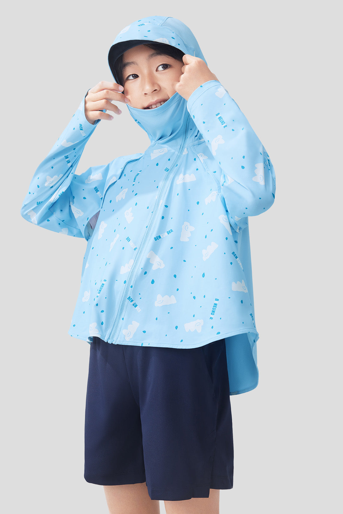 SoftCare Kids UPF50+ Cooling Sun Protection Jacket - Lightweight UV Protective Swim Cover Up for Beach, Pool & Outdoor Activities
