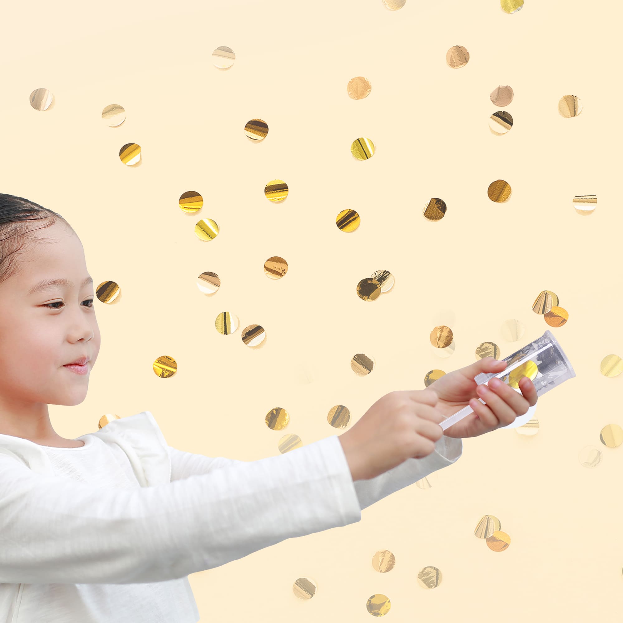 2-Pack Birthday Confetti Poppers - Colorful Party Poppers for Celebrations, Weddings, Baby Showers & New Year's Eve Parties - Fun Party Supplies for Adults & Kids