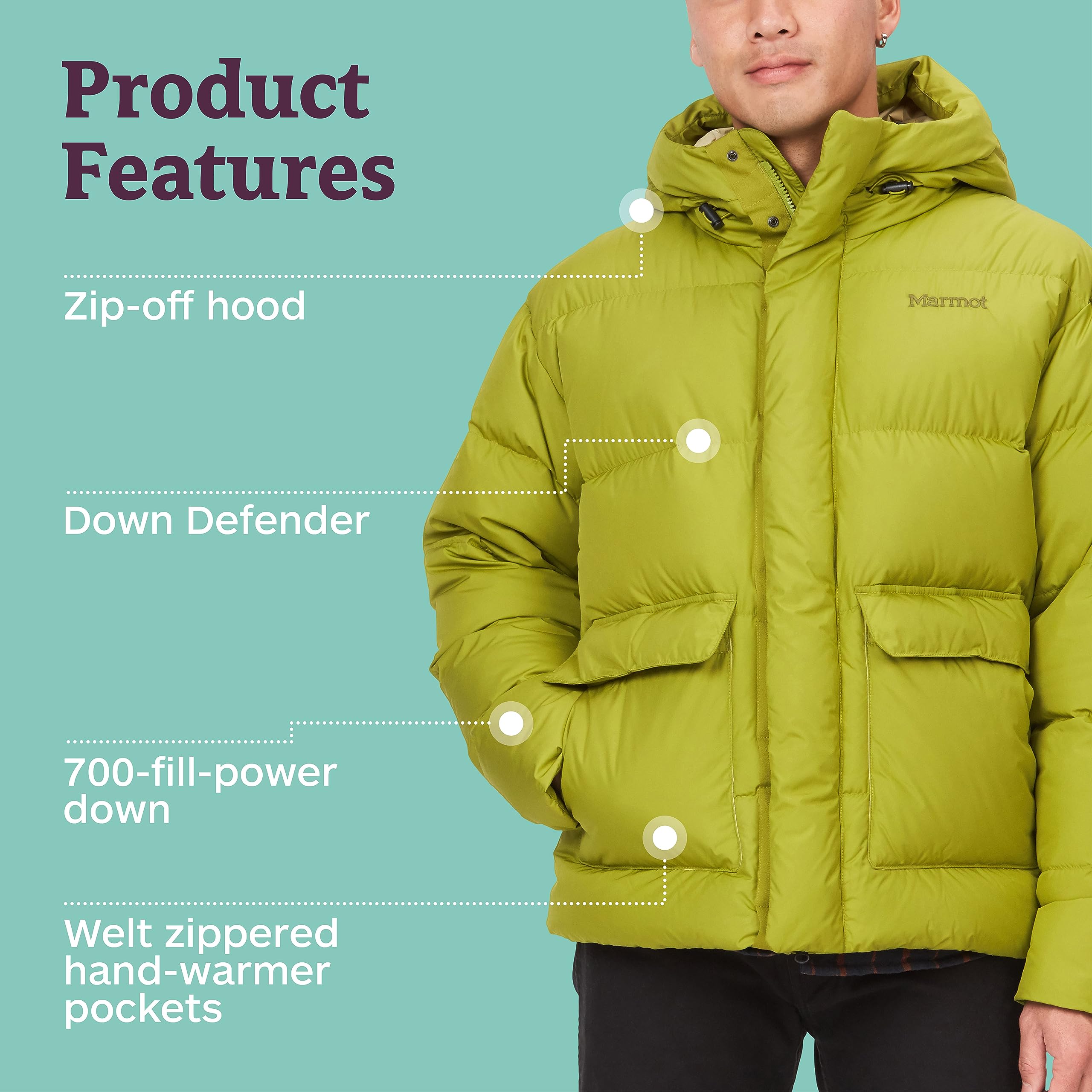 MARMOT Men's Stockholm Jacket - Waterproof Winter Coat for Hiking & Outdoor Activities | Windproof Insulated Parka for Cold Weather Adventures