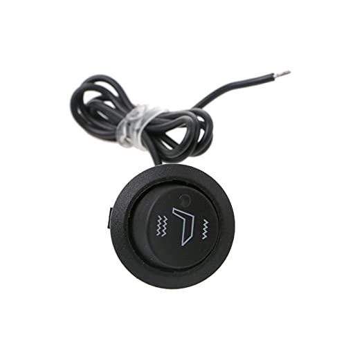 12V Universal 3-Pin Round Heater Rocker Switch - On/Off Control for Motorcycle & Car Seat Accessories - Perfect for Customizing Vehicle Heating Systems & Interior Upgrades