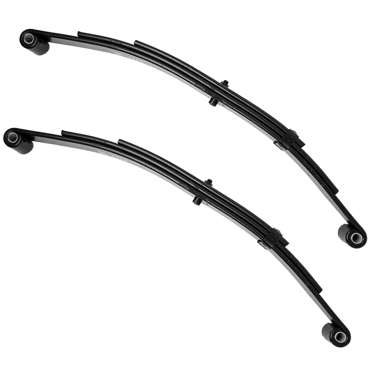 RUSSO 2PK 25-1/4-inch 2K 3 Leaf Double Eye Leaf Spring - Heavy Duty Suspension Replacement for Trucks & Trailers - Perfect for Off-Roading, Towing & Commercial Use