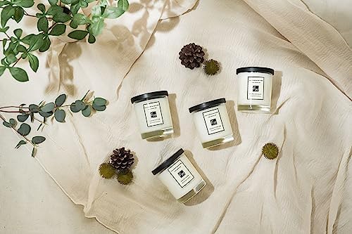 Lime Basil & Mandarin Scented Soy Candle - 8oz 100% Natural Soy Wax with Wooden Wick | Long-Lasting Clean Burn | Luxury Home Fragrance for Relaxation, Spa, Yoga & Meditation