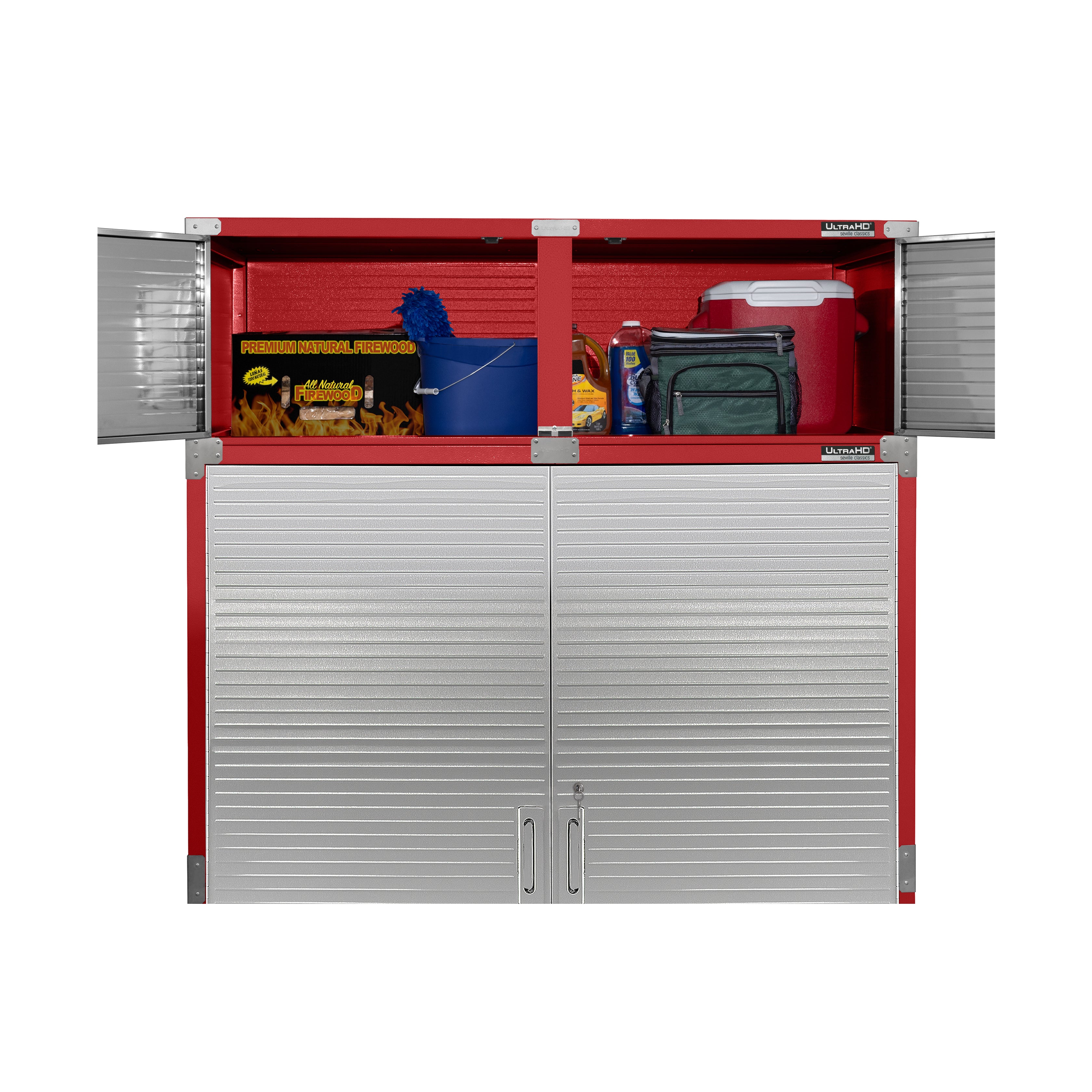 UltraHD® Stacking Top Cabinet - Premium Kitchen Storage Solution for Small Spaces | Perfect for Pantry, Bathroom & Garage Organization