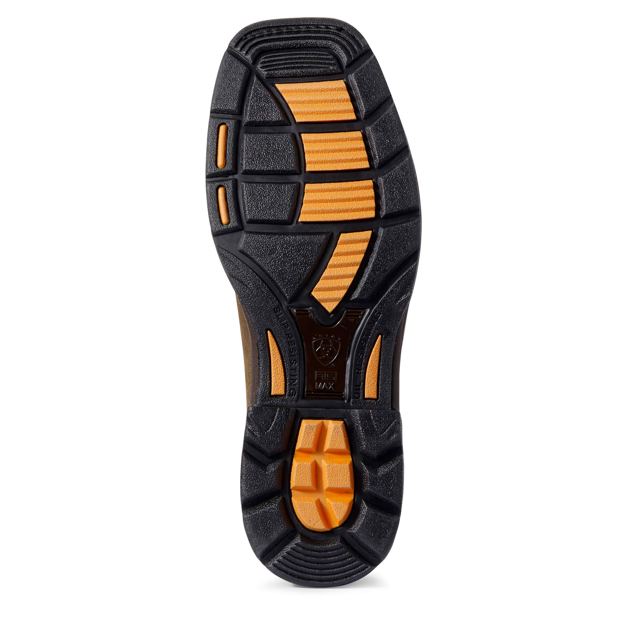 ARIAT Workhog Wide Square Toe Men's Work Boots - Durable & Comfortable for Construction, Ranch & Outdoor Work