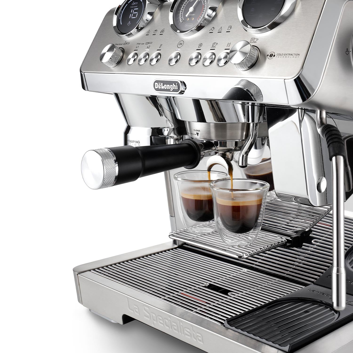 DeLonghi La Specialista Maestro Semi-Automatic Espresso Machine EC9885M - Perfect for Home Baristas & Coffee Lovers, Ideal for Espresso, Latte & Cappuccino Making