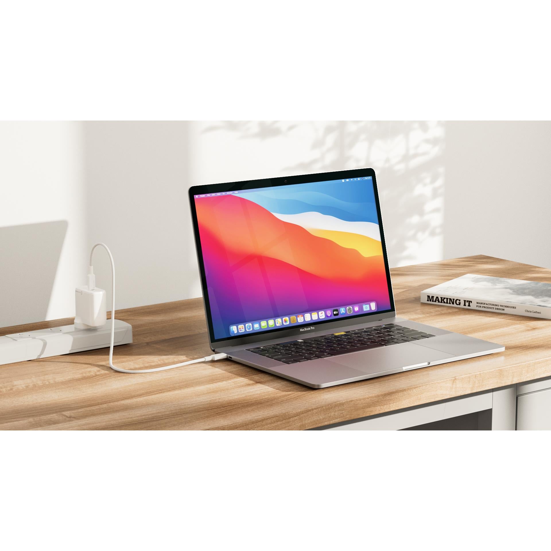 ALOGIC 65W GaN Fast Wall Charger with USB-C Cable - Ultra Compact & Powerful for MacBook, iPhone, Samsung - Perfect for Travel, Office & Home Charging