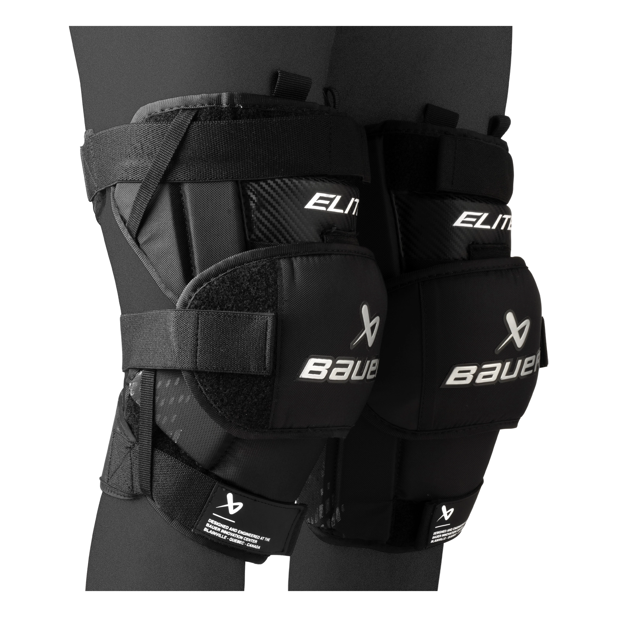 Bauer Elite Knee Guard - Intermediate Level Hockey & Sports Protection - Perfect for Hockey, Skating, and Extreme Sports