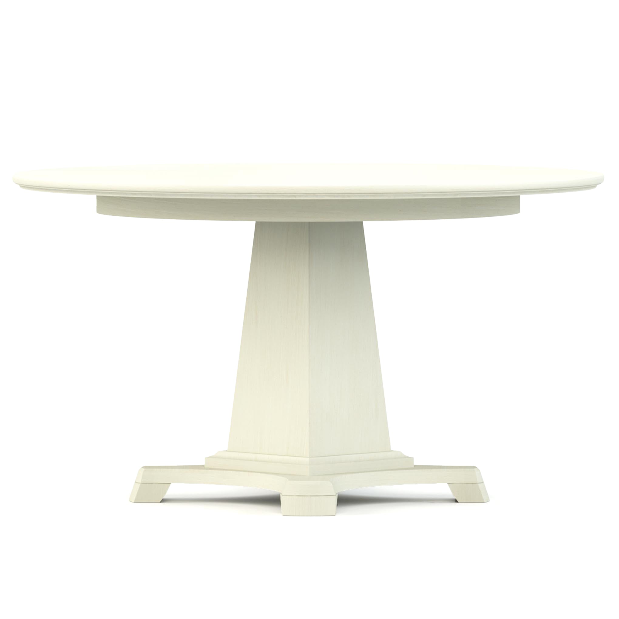 54 Inch Round Dining Table - Solid Wood Modern Kitchen Table for 6-8 People - Perfect for Family Gatherings & Dinner Parties