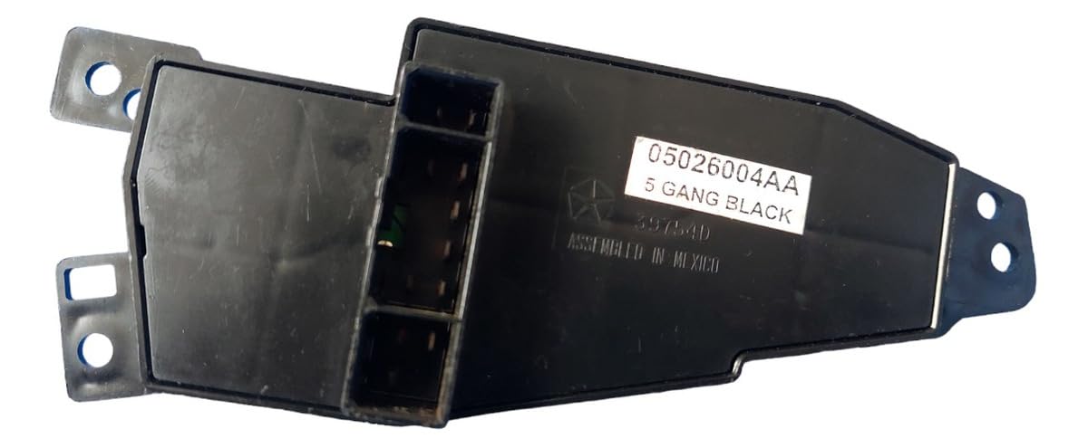 Mopar 05026004AA Power Window Switch - OEM Replacement for Chrysler Dodge Jeep - Easy DIY Installation for Smooth Window Operation