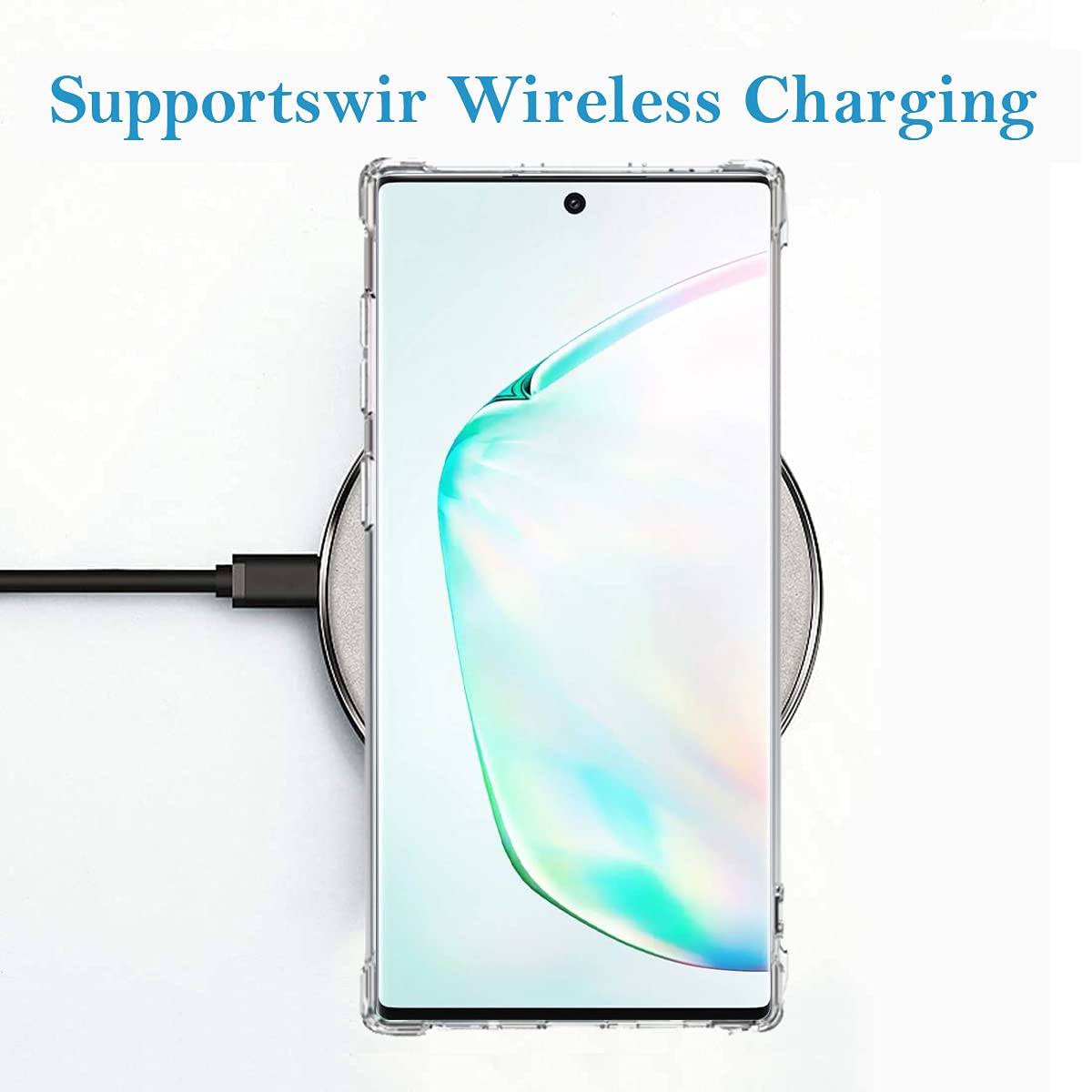 Custom Personalized Photo Text Name Samsung Galaxy Note 10 Plus Phone Case - Anti-Scratch Shock-Resistant Hard Protective Clear TPU Cover - Perfect for Gifts, Travel & Everyday Protection