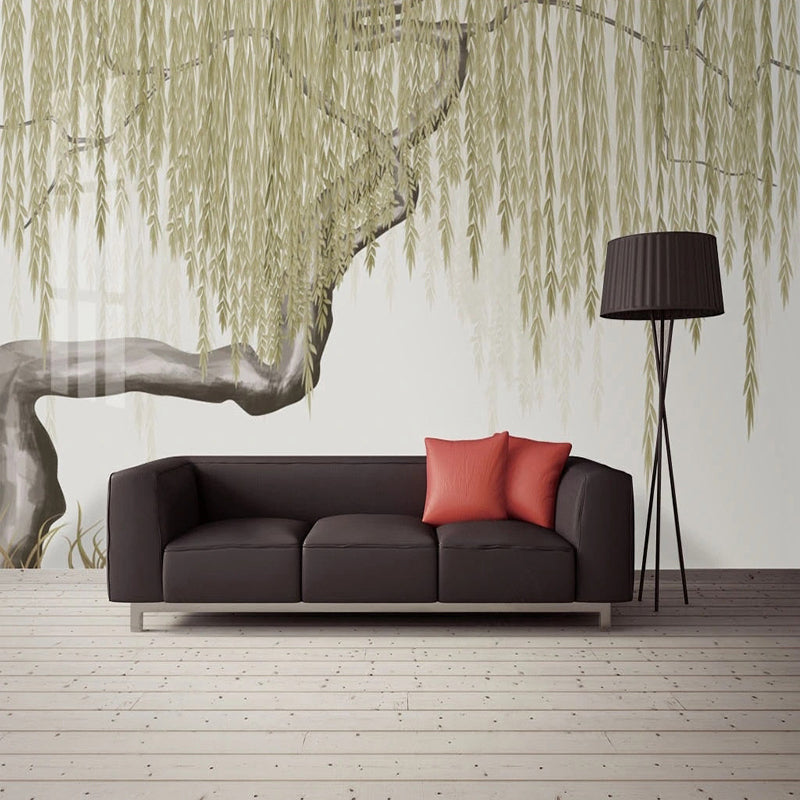 Willow Tree Wallpaper - Elegant Nature-Inspired Wall Decor for Living Room, Bedroom & Office | Peel & Stick Removable Wallpaper for Home Renovation