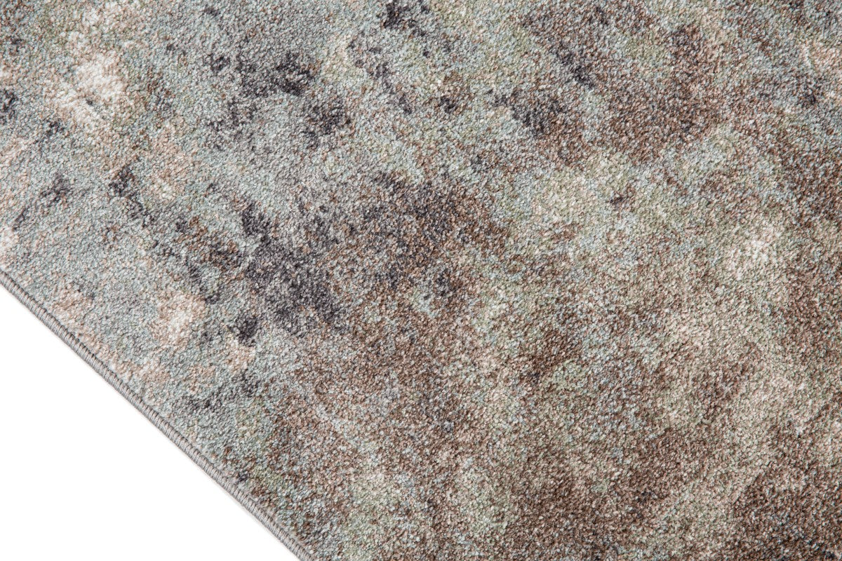 5x8 Area Rug - Soft Beige & Silver Modern Design - Perfect for Living Room, Bedroom, or Office Decor
