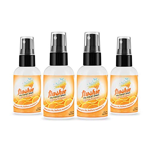 Travel Size Poop Odor Eliminator Spray - Portable Toilet Deodorizer for Bathroom & Travel Essentials | Freshen Air Instantly at Home, Office, or On-The-Go