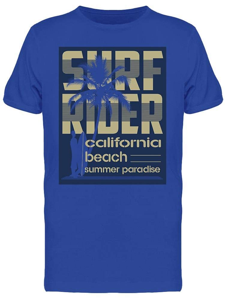 Cali Surf Rider T-Shirt for Men - Comfortable & Stylish Surfing Tee for Beach, Casual Wear & Outdoor Activities