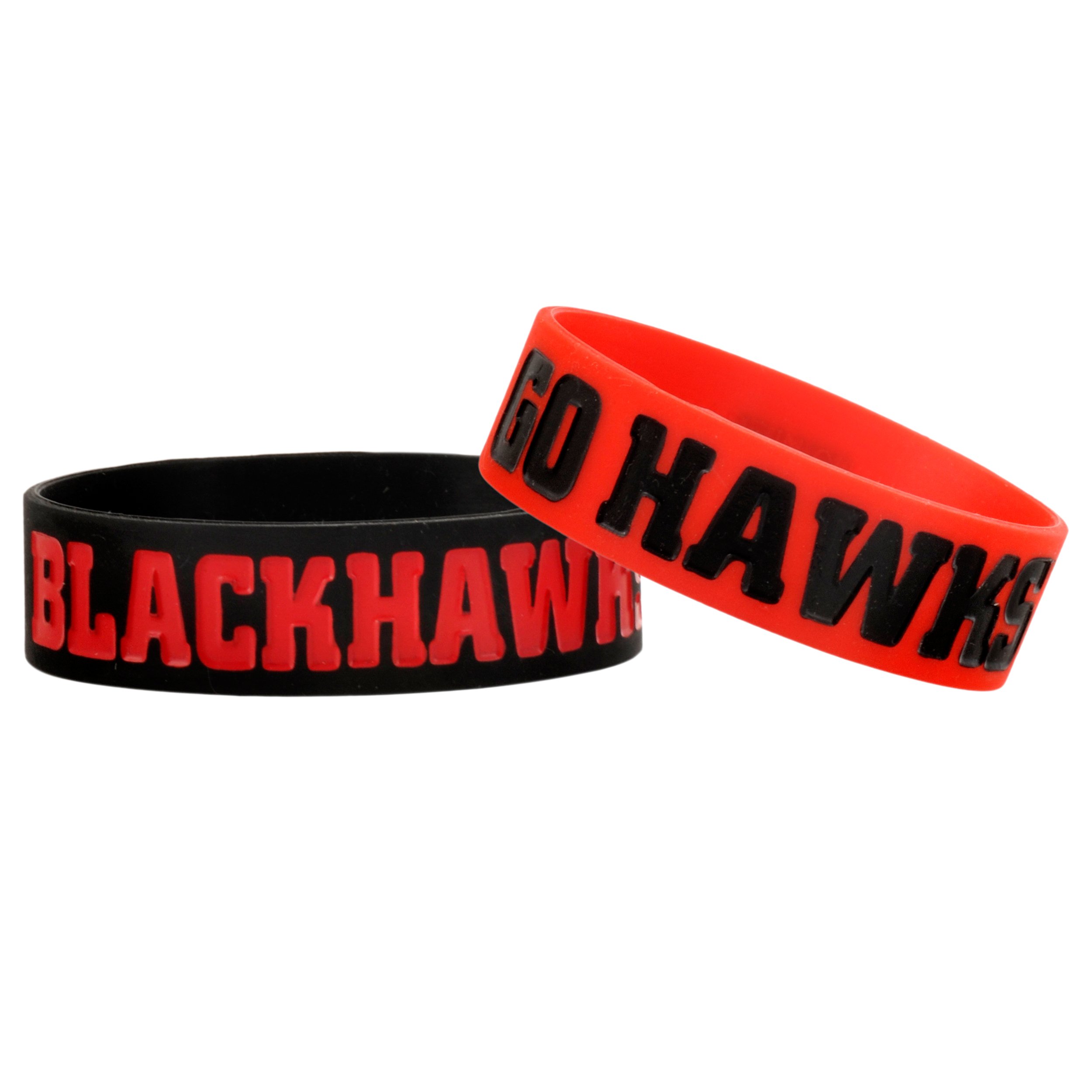 FOCO NHL Bulk Band - 12-Pack Team Logo Wristbands for Hockey Fans - Durable Silicone Bracelets for Games, Parties & Fan Support