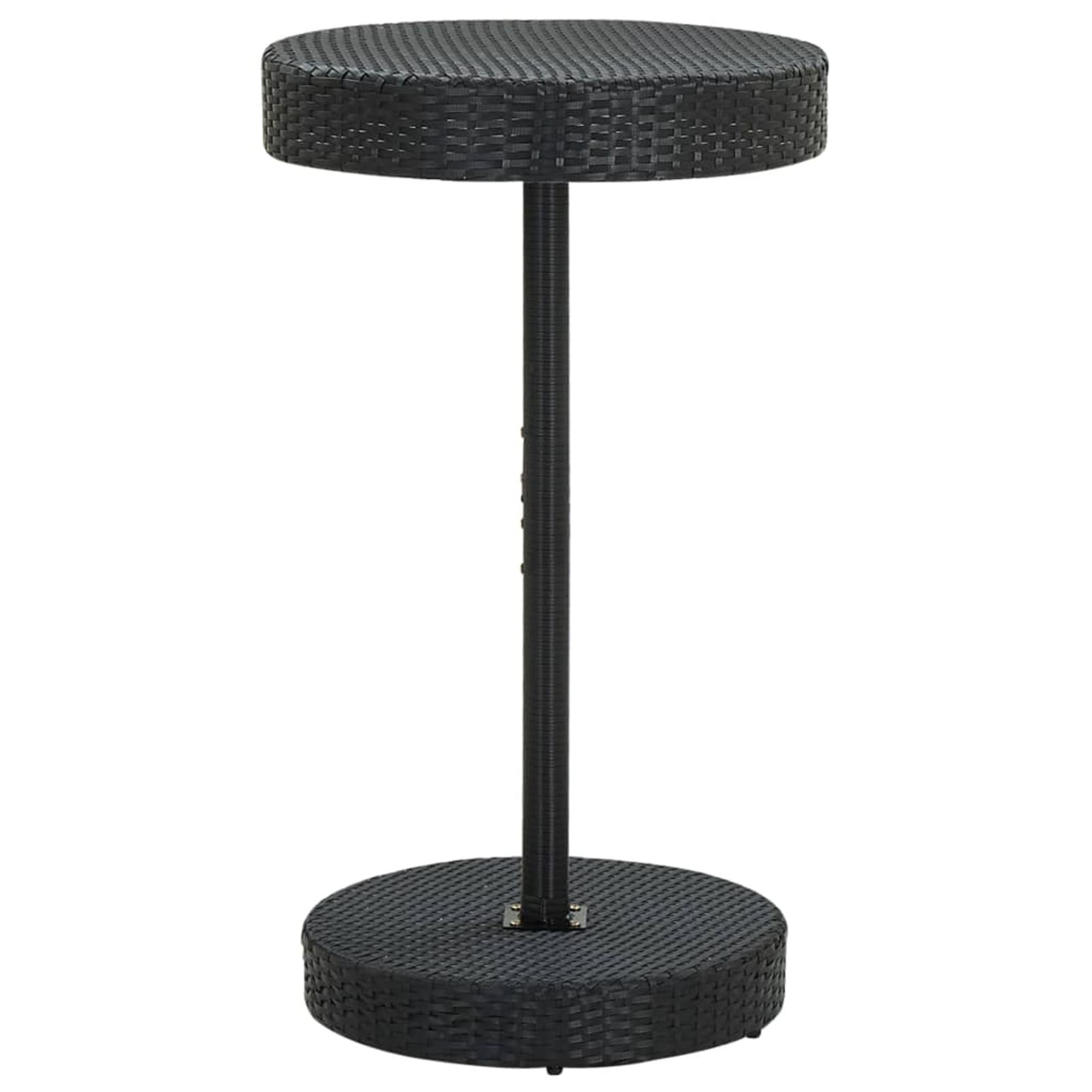 Weather-Resistant Steel Patio Side Table - 23.8