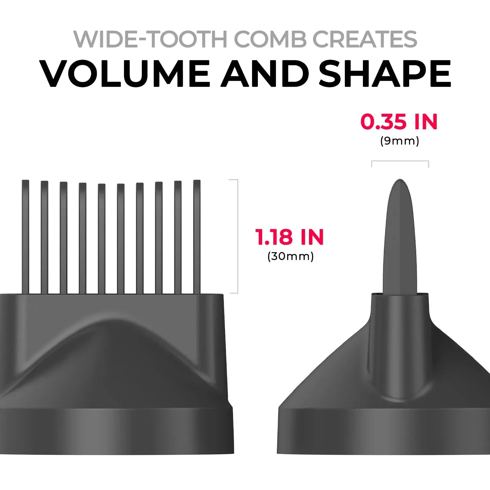 TYMO AIRHYPE LITE Hair Dryer Comb Nozzle Attachment - Professional Styling Tool for Smooth & Tangle-Free Blowouts - Perfect for Home & Salon Use