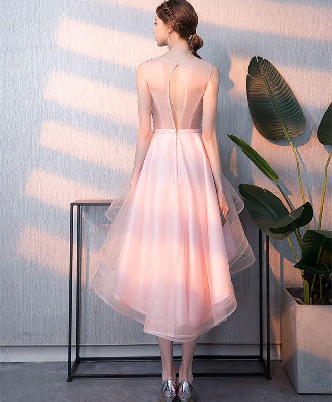 Elegant Pink Tulle Sequin Short Prom Dress | Sparkling Homecoming Party Dress for Teens | Perfect for Dances, Formals & Special Occasions