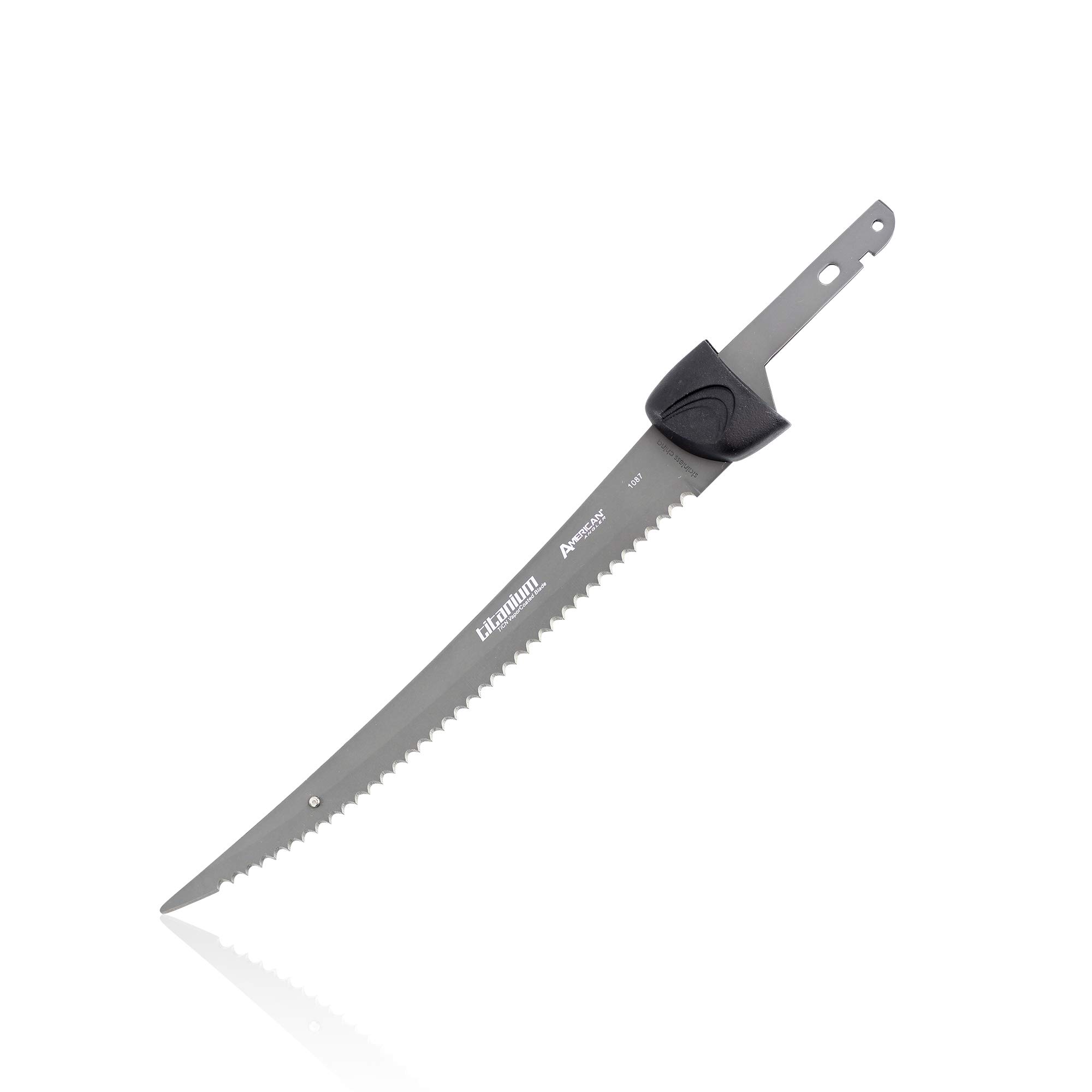 American Angler Electric Fillet Knife Replacement Blades - Stainless Steel Fish Cleaning Knife Accessories for Freshwater & Saltwater Fishing, Hunting, Camping, and Outdoor Cooking