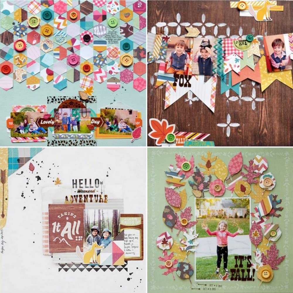 LZBRDY 24 Sheet 6x6 Decorative Craft Paper Pad - Rainbow Dots & Waves Paint Patterns, 160GSM Junk Journal Scrapbook Paper, Single-Sided for Card Making, DIY Albums, Bullet Journaling & Gift Wrapping