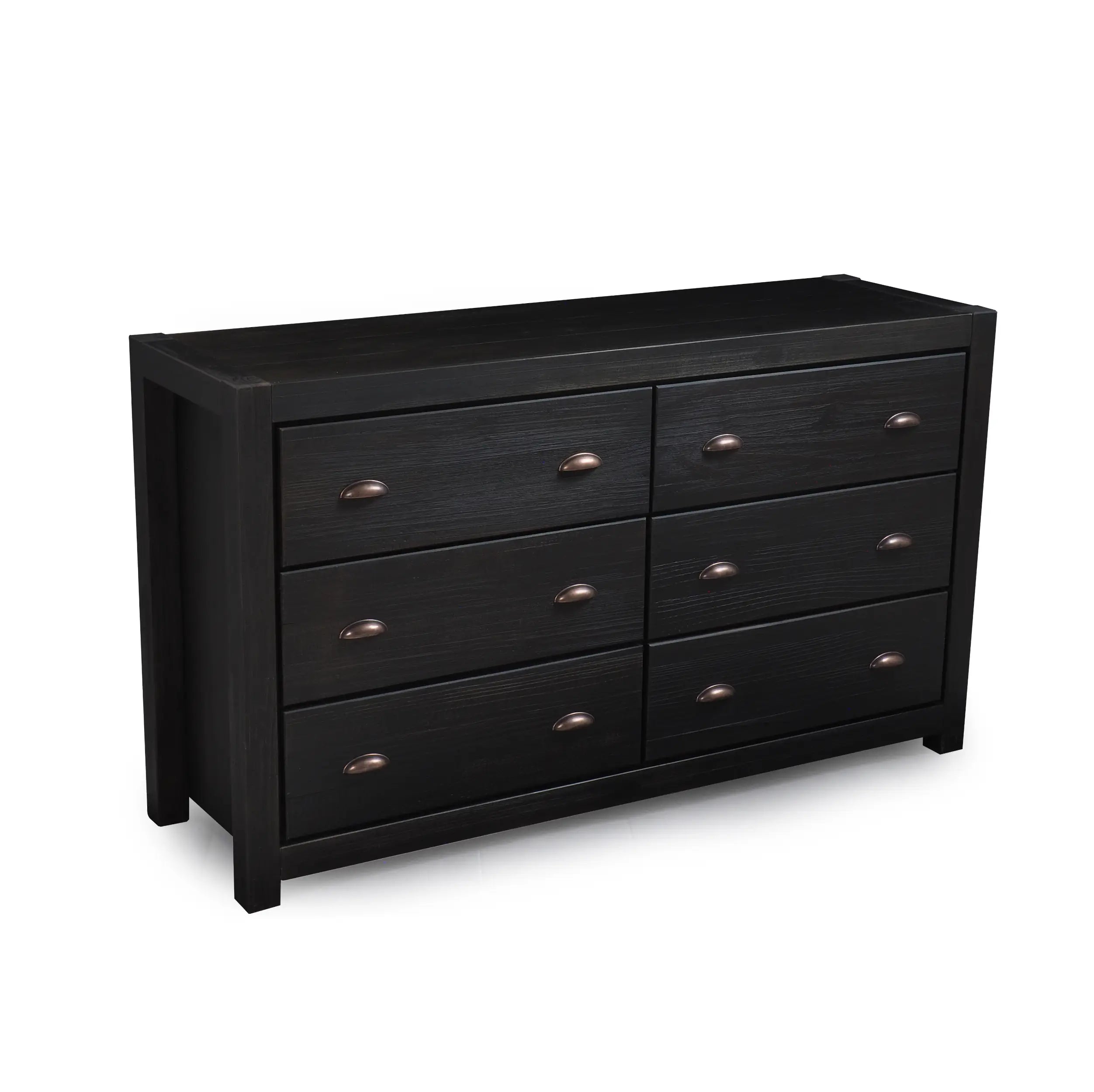 Montauk 5-Piece Bedroom Set - Queen Size Bed, Dresser, Nightstands & Mirror - Modern Farmhouse Furniture for Cozy Home Decor