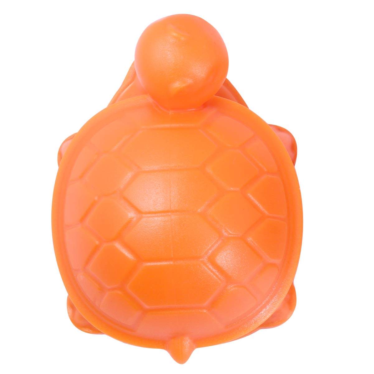 iplusmile Magnetic Aquarium Glass Cleaner - 3D Mini Cartoon Turtle Fish Tank Brush with Scraper for Algae Removal, Glass Cleaning (Orange) - Perfect for Freshwater & Saltwater Aquariums, Fish Tanks, Reptile Terrariums