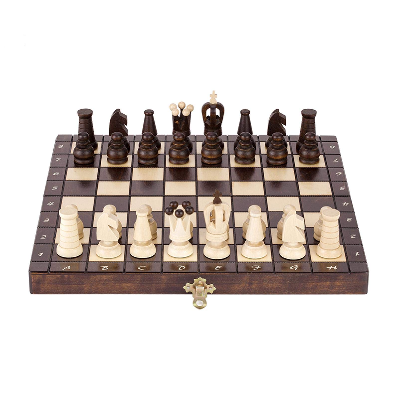 Premium Wooden Chess Set with Folding Board - Professional Luxury Chess Game for Adults & Teens - Perfect for Home, Office, and Gifts - 15