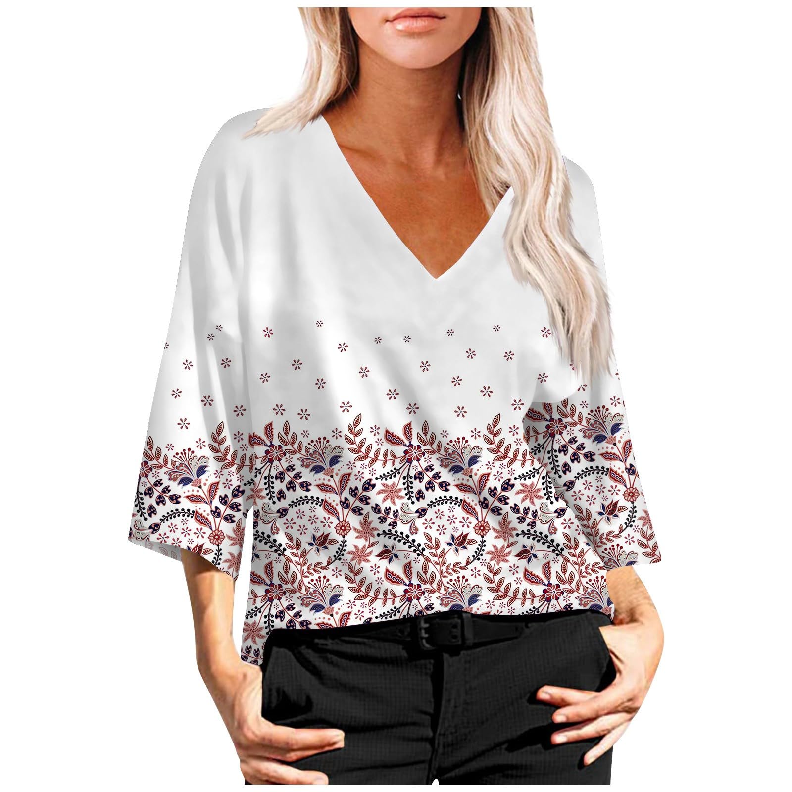 Women's White Cotton T-Shirt - Soft Breathable Ladies Top for Casual Wear | Perfect for Everyday Outfits, Layering & Autumn Fashion