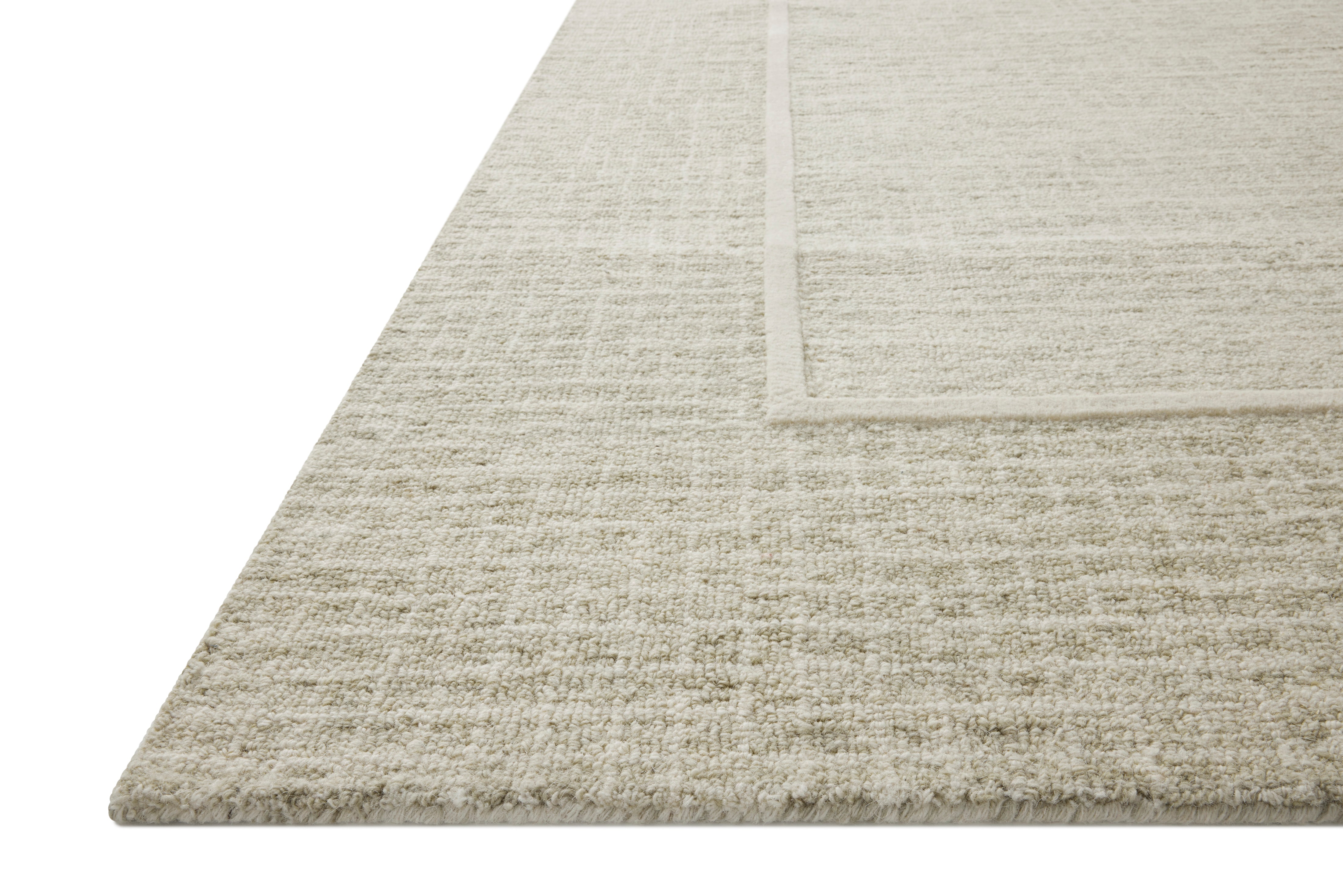 Briggs Sage & Ivory Area Rug - Soft Modern Boho Chic Rug for Living Room, Bedroom, or Nursery - Eco-Friendly & Non-Slip