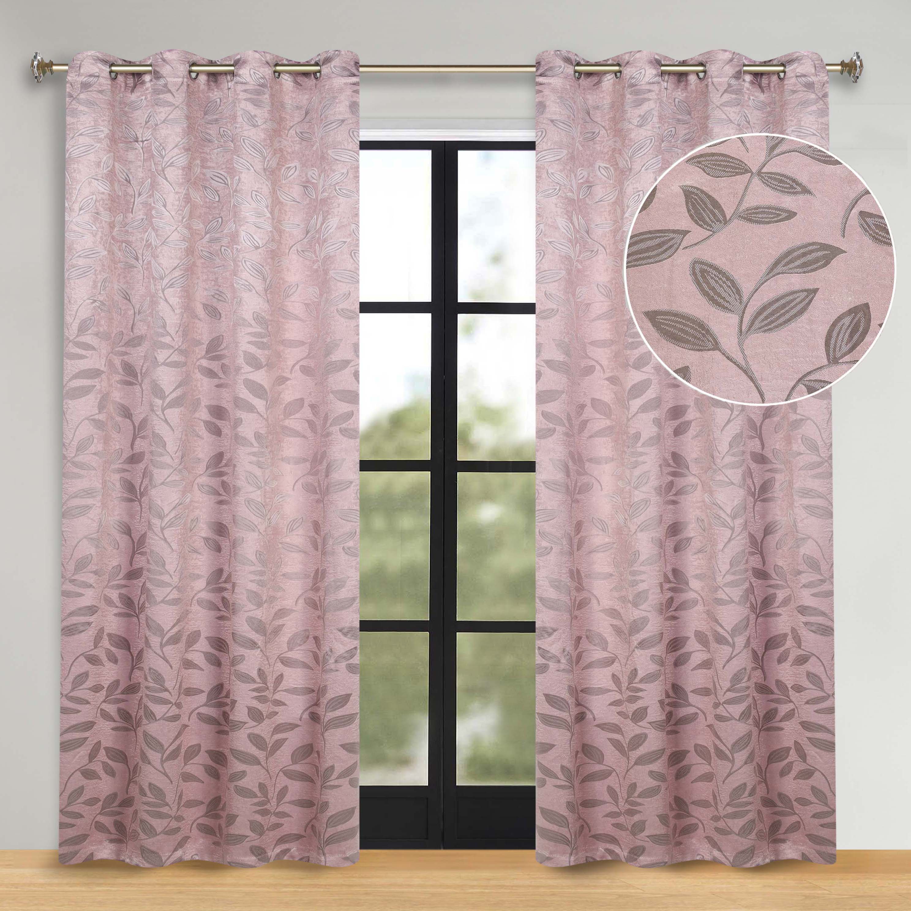 Machine Washable Blackout Curtains for Bedroom - Set of 2 Panels, Thermal Insulated Room Darkening Drapes for Nursery, Living Room & Home Theater