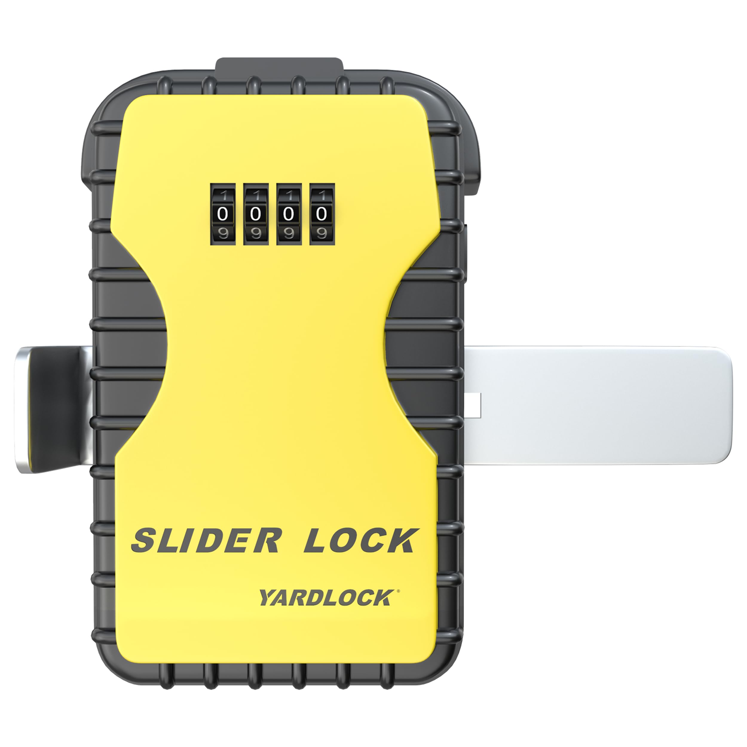 Keyless Garage Door Slider Lock - Heavy Duty Secure Deadbolt for Home & Business - Easy Installation - Weatherproof Design - Perfect for Residential & Commercial Garage Security (1 Pack)
