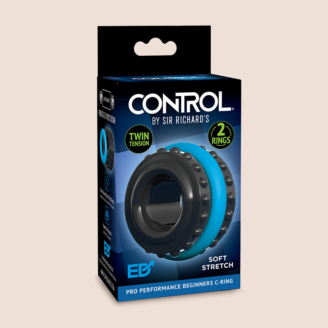 Sir Richard's CONTROL Pro Performance Beginner's C-Ring for Men | Adjustable Penis Ring for Enhanced Pleasure & Stamina | Perfect for Couples & Solo Play