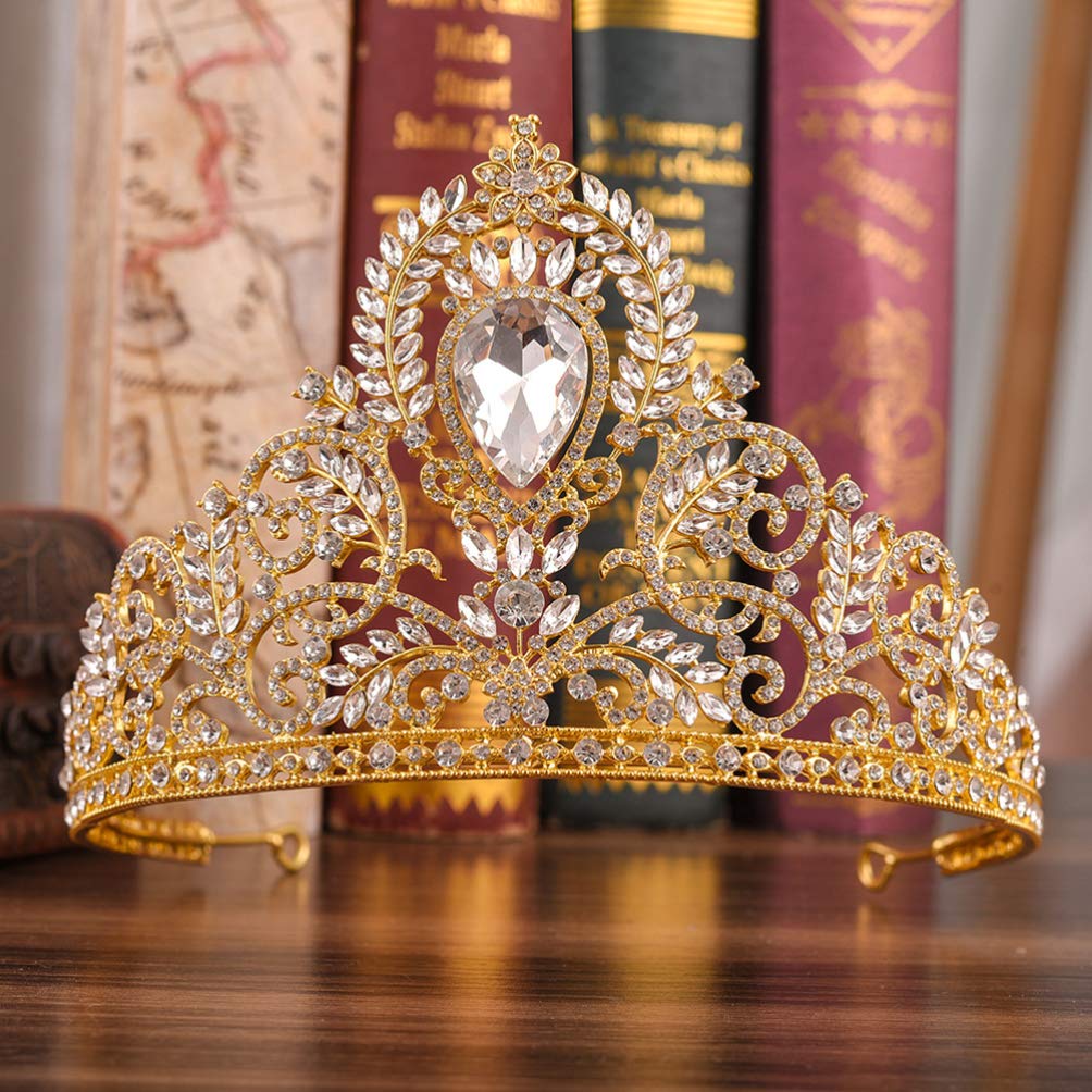 1pc Baroque Style Rhinestone Tiara Headband - Shining Crystal Wedding Headdress for Women, Elegant Prom Pageant Hair Accessories | Perfect for Bridal, Pageants, Prom & Special Occasions