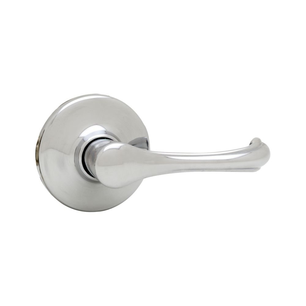 Kwikset Dorian Hall/Closet Door Lever Handle - Polished Chrome Finish for Interior Doors | Perfect for Bedrooms, Closets & Hallways