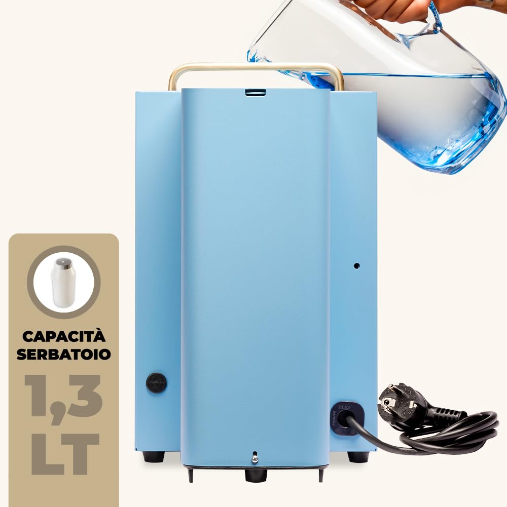 FABER PRO DELUXE 44mm Single Serve Coffee Machine | Adjustable Brass Hot Water Dispenser | Built-in Solenoid Valve | Turquoise Finish | Perfect for Home, Office & Cafes