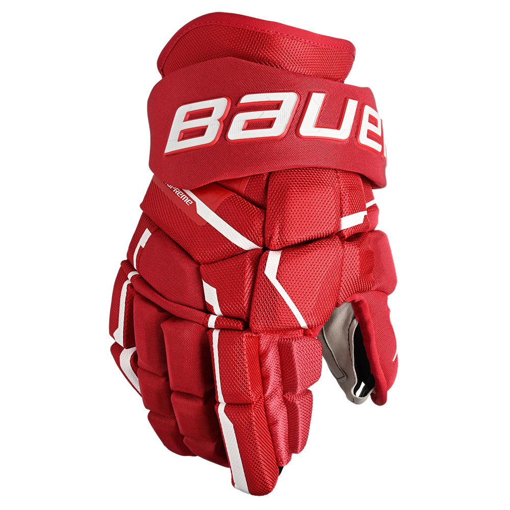 Bauer Supreme Mach Intermediate Ice Hockey Gloves - Youth & Adult Protective Gear for Hockey Players - Perfect for Games, Practice & Training Sessions
