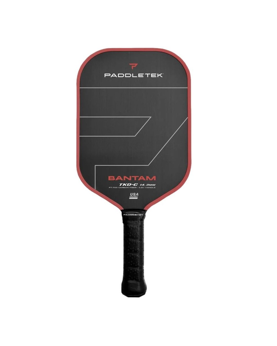 Paddletek Bantam TKO C 14.3 Pickleball Paddle - Lightweight Carbon Fiber Pickleball Racket for Competitive Play & Outdoor Recreation