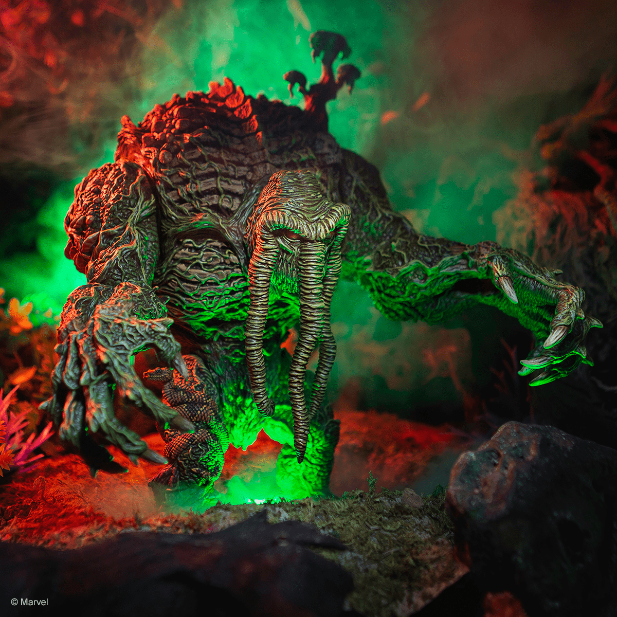 Man Thing Designer Vinyl Figure - Marvel Comics Collectible Statue for Home Decor & Superhero Fans | Perfect for Display Shelves, Office Desks & Comic Book Collections