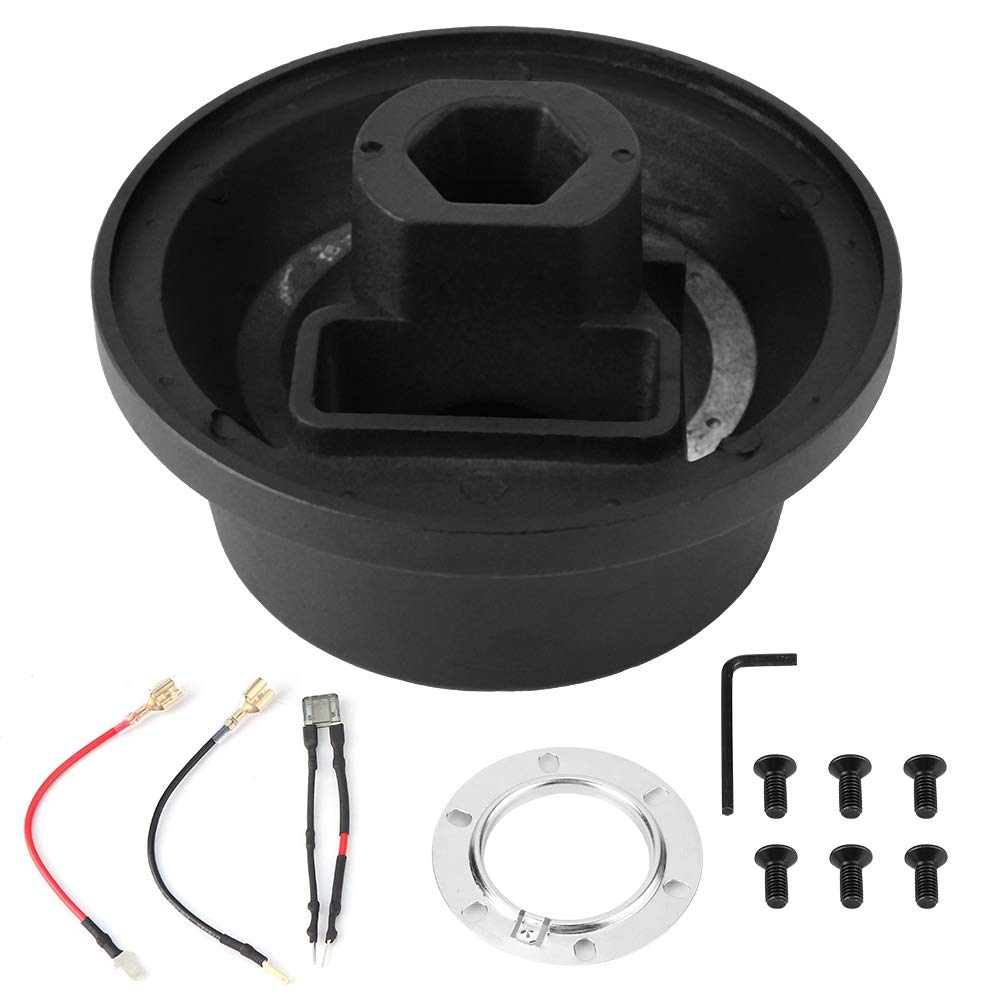 Universal Steering Wheel Hub Adapter Kit - Quick Release Compatible with Ford Fiesta/Focus/Mondeo/Mustang - Perfect for Racing, Drifting & Car Upgrades