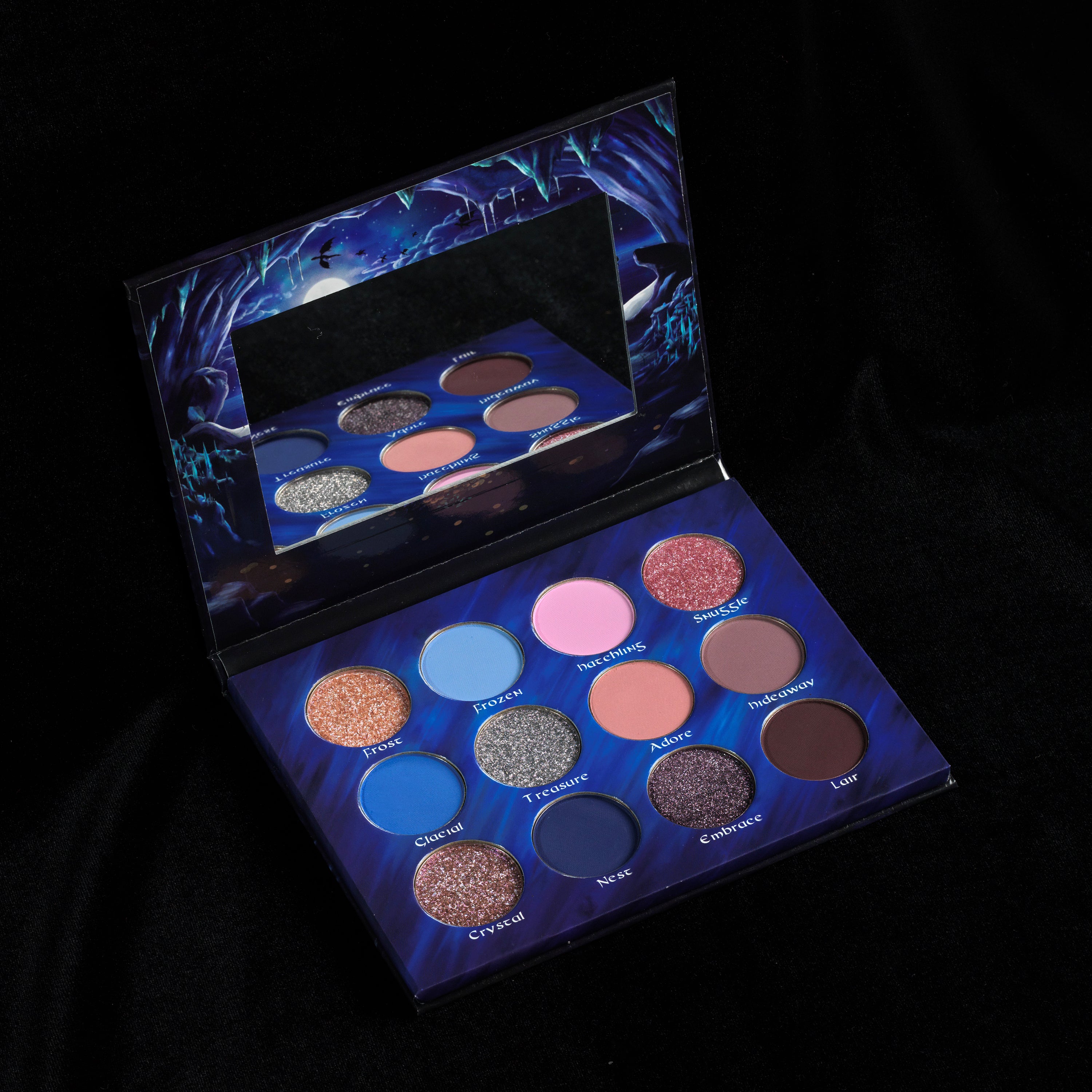 Cradled In Ice Eyeshadow Palette - 12 Matte & Shimmer Shades for Stunning Eye Makeup | Perfect for Winter & Holiday Looks | Vegan & Cruelty-Free