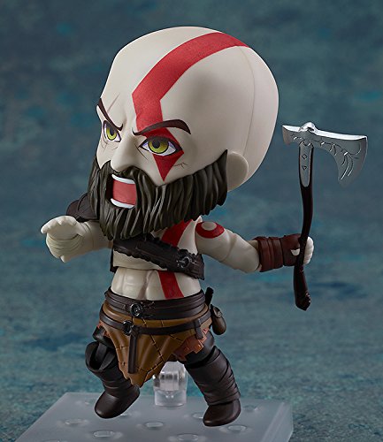 Good Smile God of War: Kratos Nendoroid Action Figure - Collectible Anime Toy for Ages 15-99 | Perfect for Gaming Fans, Display & Gift Giving