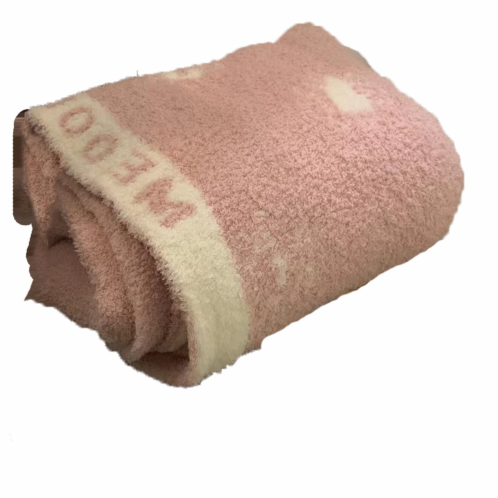 GROYIF Extra Soft Fuzzy Faux Fur Throw Blanket - Reversible Sherpa & Flannel Luxury Blanket (50x60 Inches) - Cozy Warm Blanket for Bed, Sofa & Winter Nights