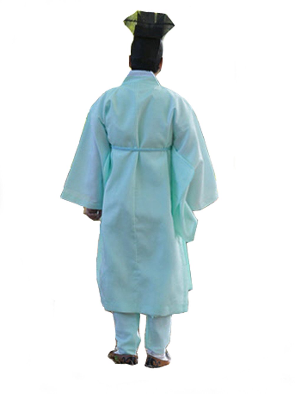 Korean Traditional Men's Water Silk Robe - Dopo Hanbok for Men | Comfortable Lightweight Loungewear | Halloween Costume & Cultural Event Attire | Perfect for Cosplay, Home Relaxation, and Special Occasions