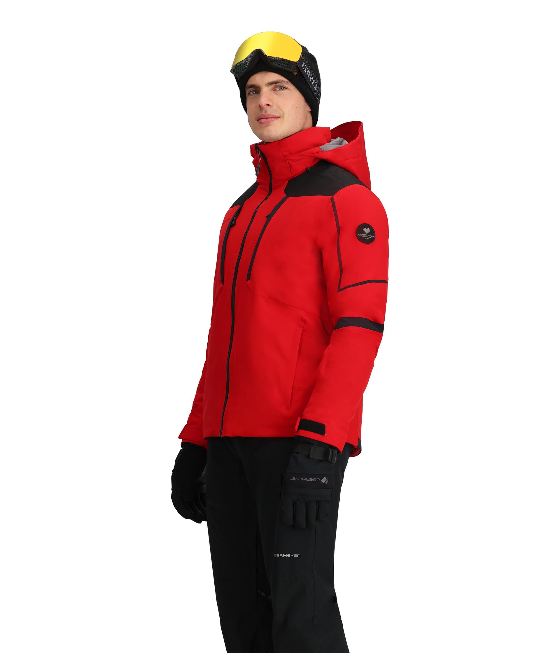 Obermeyer Men's Foundation Jacket - Waterproof Winter Coat for Hiking & Skiing | Insulated Windbreaker for Outdoor Adventures & Cold Weather