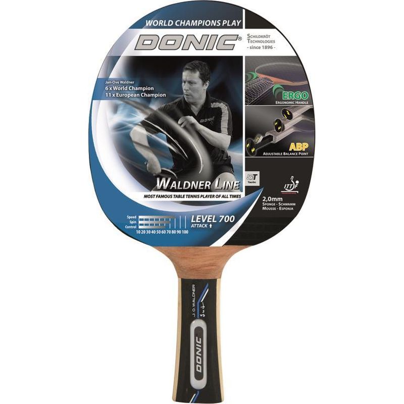 Donic Schildkröt Waldner 700 Professional Table Tennis Racket - Premium Ping Pong Paddle for Competitive Play & Training